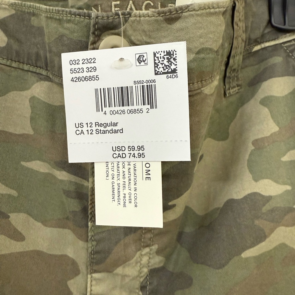 American Eagle Outfitters Camouflage Wide Leg Pants